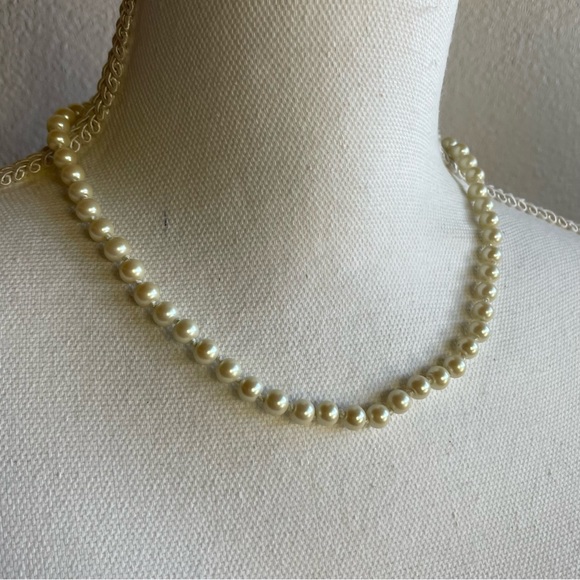 Chaps Jewelry Chaps Knotted Faux Pearl Necklace Poshmark